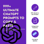 999+ Ultimate ChatGPT Prompts To Copy & Paste (180+ tasks)